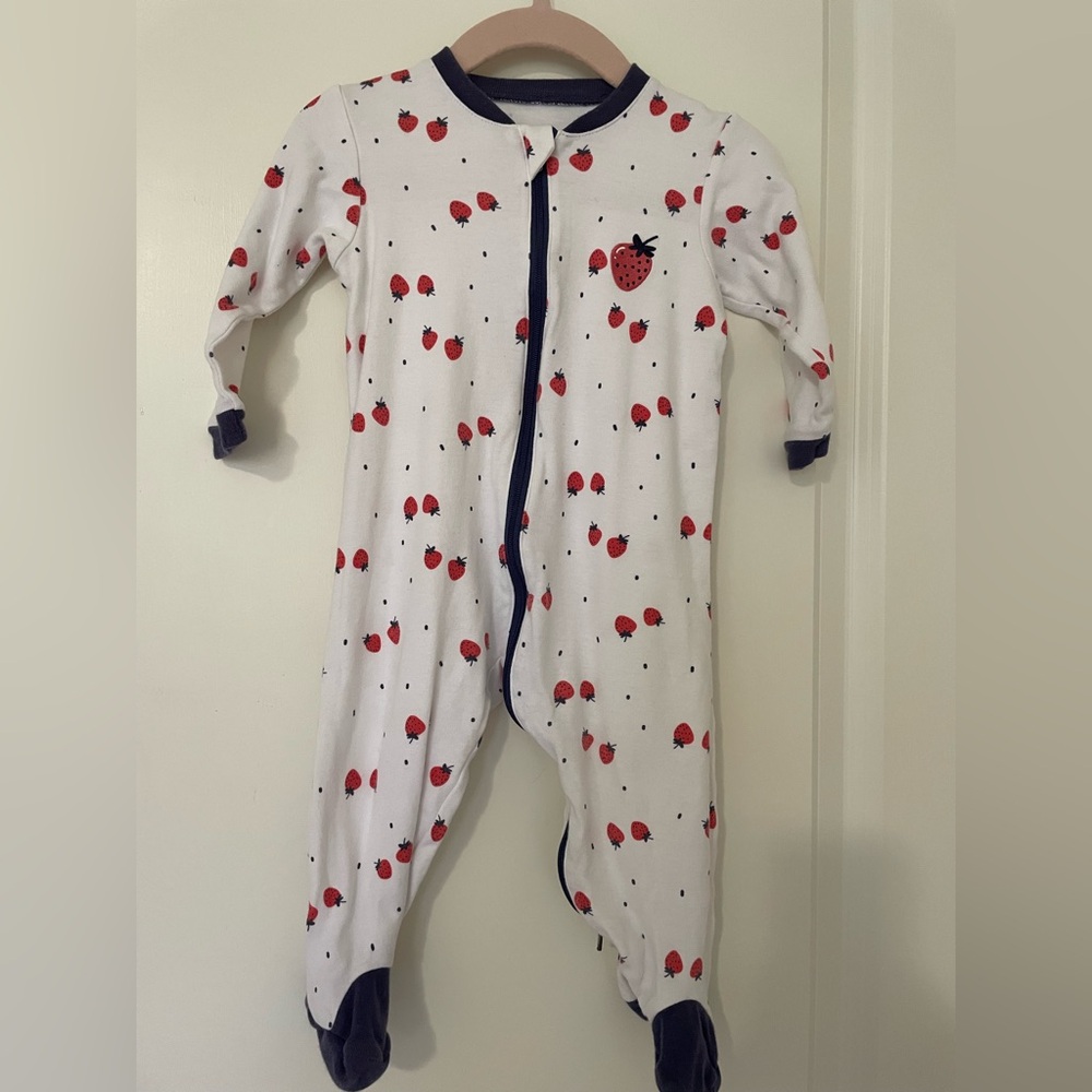 5/$30♥️Tuffy-Strawberry Print Kids One Piece